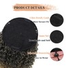 Fualng Hair Drawstring Ponytail Extension for Black Women Afro Kinky