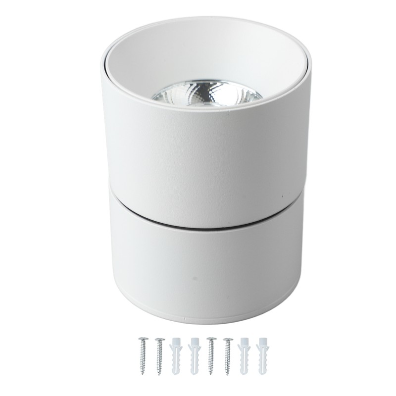 Surface Mounted Anti Glare Led Ceiling Light Foldable Rotating Spotlight