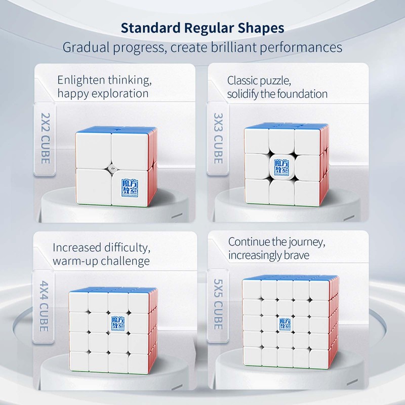 Moyu Meilong 2x2 3x3 4x4 5x5 Educational Cube Set Stickerless