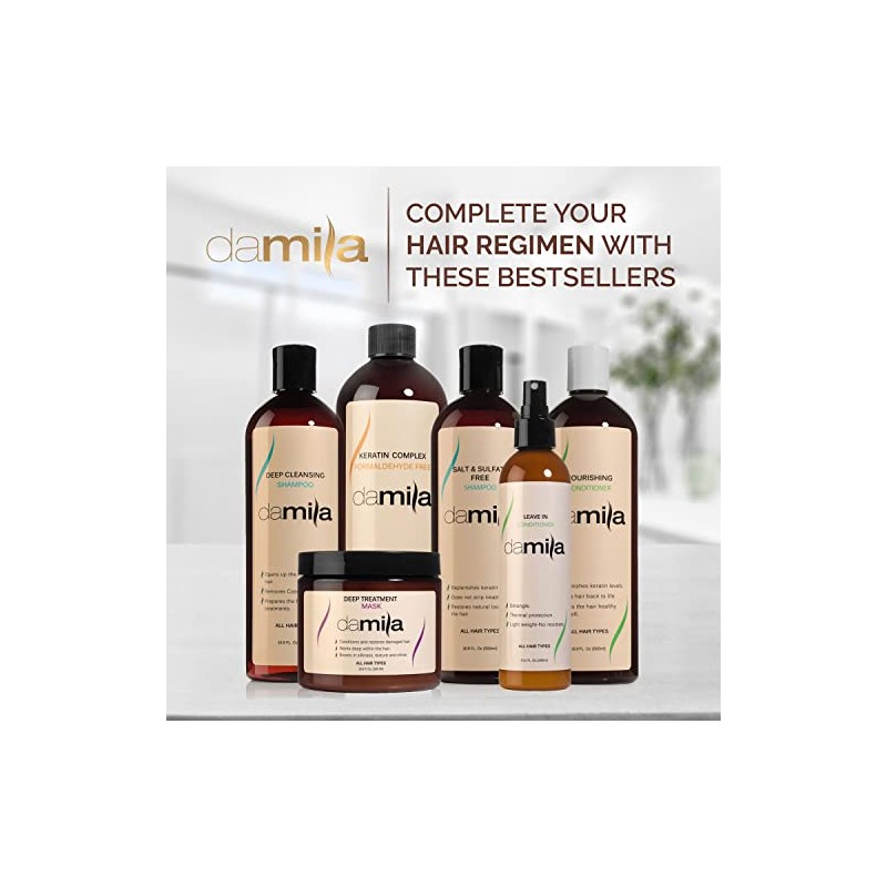 Keratin Leave In Conditioner - Repairs and Provides Thermal and