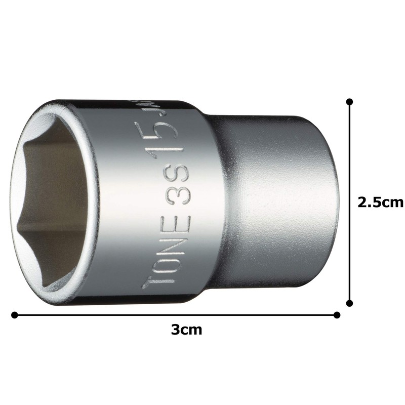 Tone HP3S-00 Socket (hexagonal)