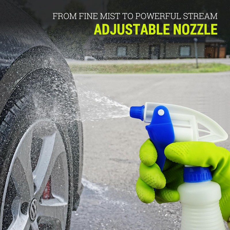 SupplyTuff 3X High Output Heavy Duty Spray Bottles for Cleaning
