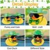 wonuu Rubber Duck Car Ornaments St. Patrick's Day Decorations Cool