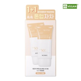 Scinic Enjoy Foundation Skip Tone Up Sun Cream 50g 1+1 Special Set - Scinic Enjoy Foundation Skip T