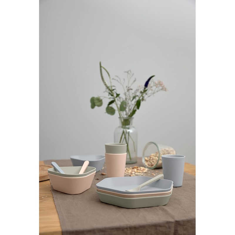 LÄSSIG Children's Bowl without Melamine, BPA-Free, Made from Biocomposite/Bowl Geo,