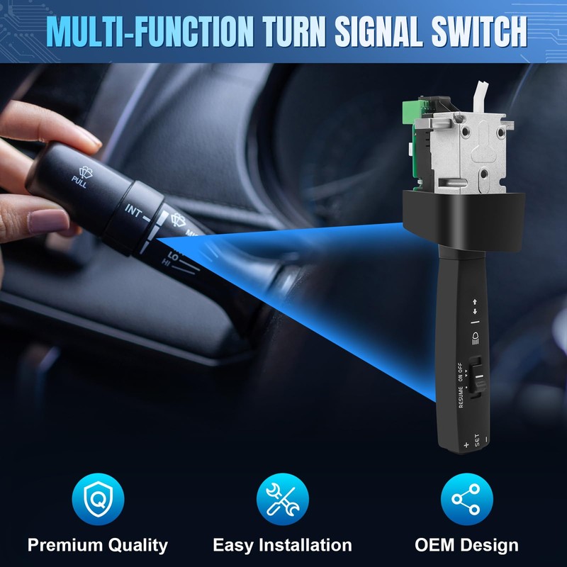 LCWRGS Turn Signal Switch Compatible with Volvo VNL 2005 2006