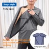 LAROTSUBA Unisex Bedridden Patient Clothing,Disability Clothing with Fully Open on