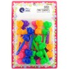Tara Girls Self Hinge Bow Hair Barrettes - 18 Pcs.