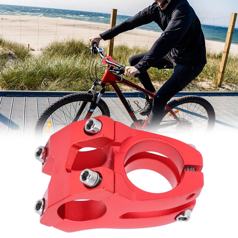 Bike Short Stem 25.4x35mm Aluminum Alloy Corrosion Resistant Bicycle Hollow