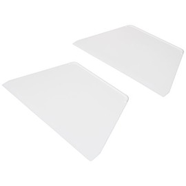 FM PROFESSIONAL Fmprofessional 21548 Dough Scraper, 2 Units, Polyethylene, White, 50 x 50 x 20 cm