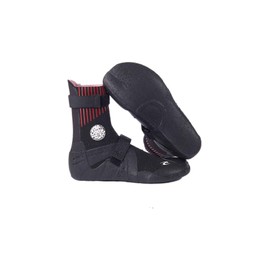 RIP CURL Flashbomb 3mm Narrow Hidden Split Toe Wetsuit Boots - Black - Flash Lining - E5 Flash lining - Supersoft sole