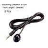 sourcing map IR Infrared Receiver Extender Cable 3.5mm Jack 4.9FT