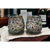 Mexican Confetti Rock Wine Glasses - Set of 2 |