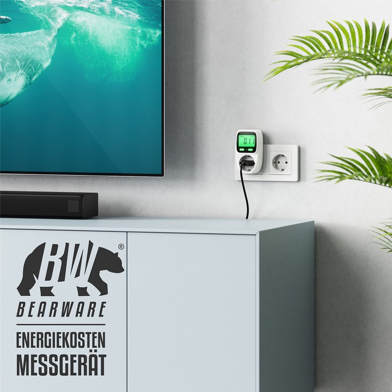 CSL - Power Meter Socket with Backlight - Energy Cost