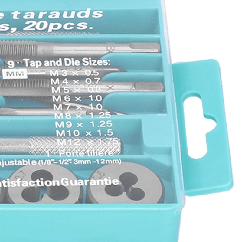 Metric Tap and Die Set Exquisite CNC Process Heat Treatment