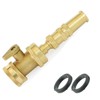PLG Heavy Duty Brass Adjustable Garden Hose Nozzle & Hose
