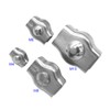 POFET 10 Pack 304 Stainless Steel Bolt Wire Clip, Adjustable