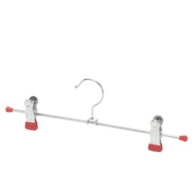 Mawa Hanger Pants Skirt Slacks Clip Hanger Width 11.8 inches (30 cm) K30D Set of 20 Red