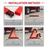 Unbranded 3X Car Emergency Warning Triangle Reflective Safety Roadside Kit