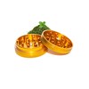 Molinillo compacto de especias de 5,6 cm, color dorado