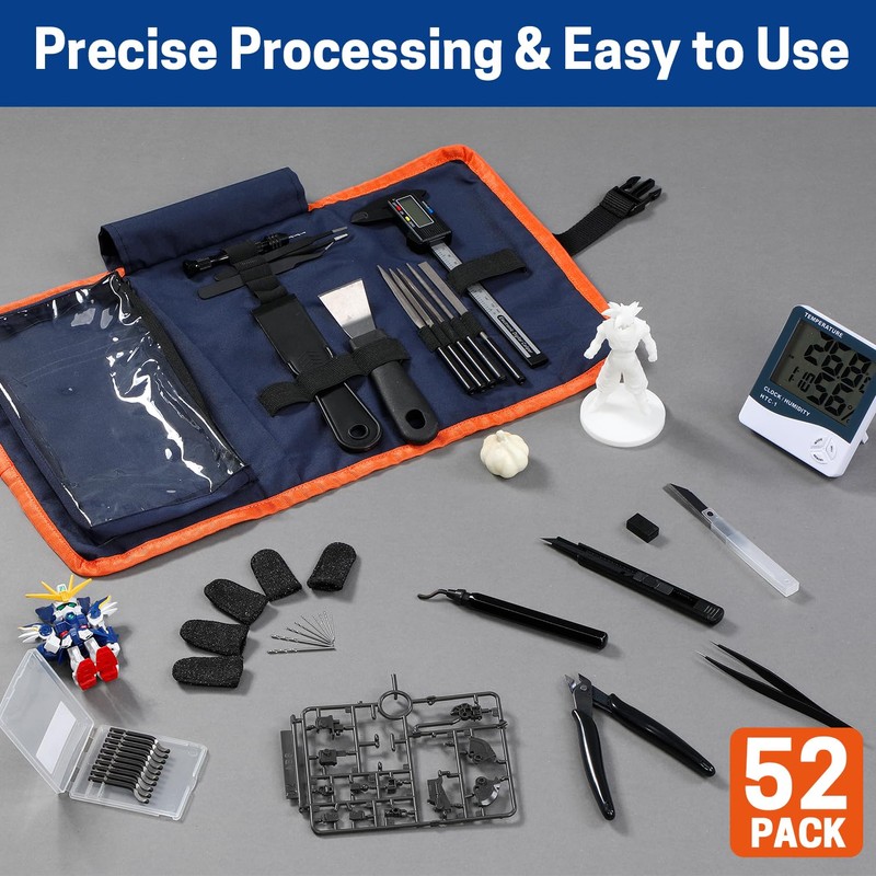 WISEPRO 3D Printer Tool Kit, 52 PCS Essential 3D Print