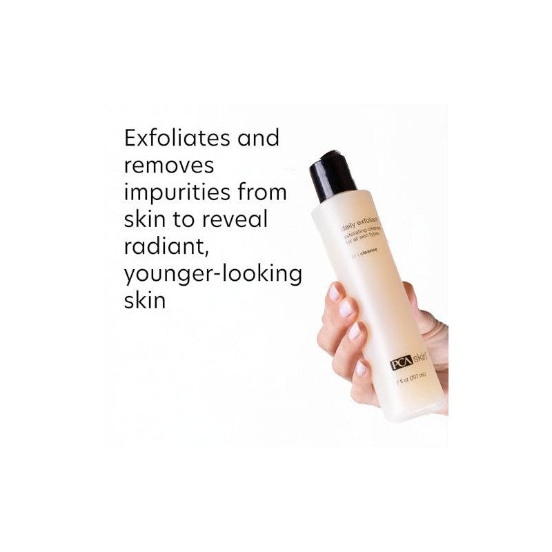 PCA SKIN Daily Exfoliant, Moisturizing Skin Smoothing Cleanser , 7