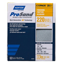 Norton ProSand 9" x 11" Sanding Sheets 220G 20pack