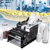 Hanchen Manual Round Bottle Labeling Machine Adjustable Labeler Label Applicator