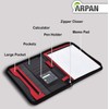 Arpan A4 Style Soft Touch Padded Office Business Conference Folder