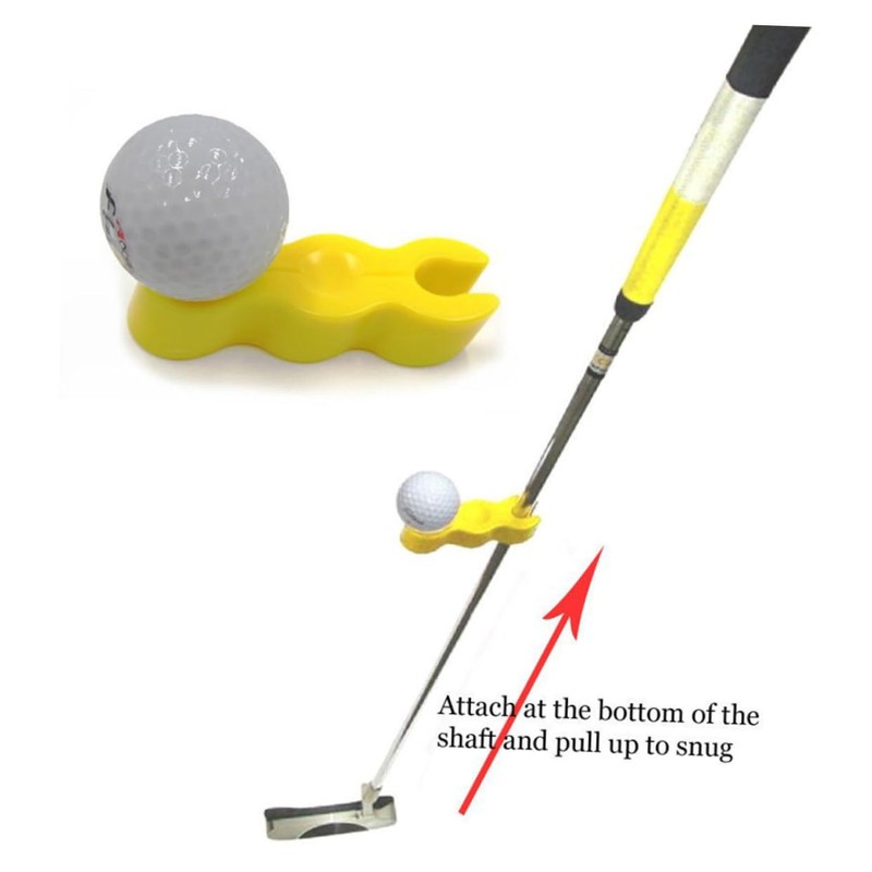 BESPORTBLE 3pcs Portable Golf Putting Trainer Reusable Putter for Accurate