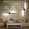 Battery Operated Wall Sconces Set of Two: Wireless Wall Lights