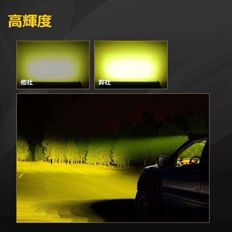 10 inch Light Bar, Floodlight, High Brightness, Wide Angle, 12