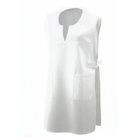 Exner Throw Apron Tunic, White