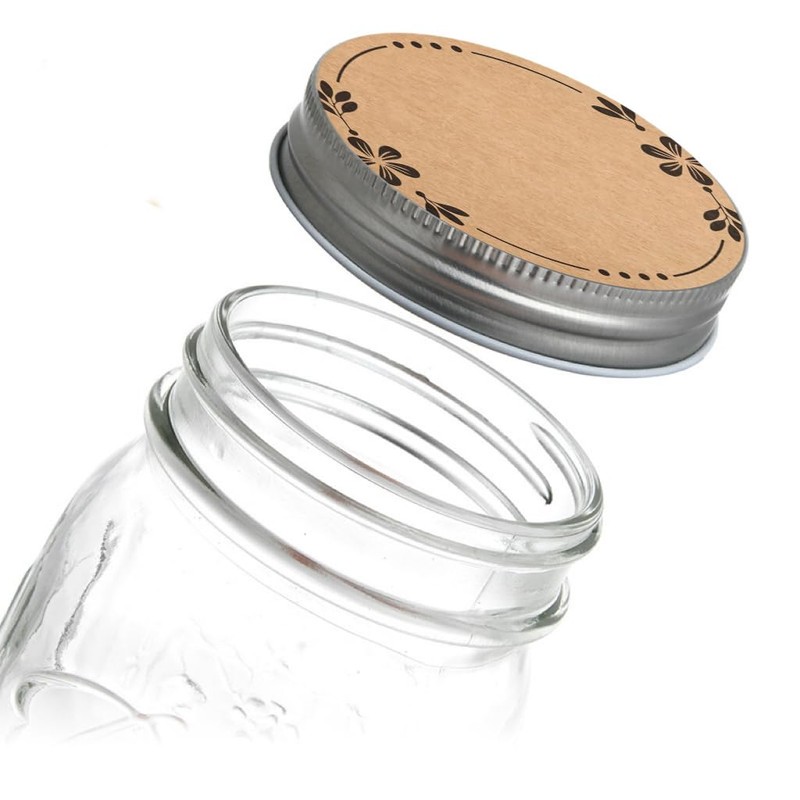 300PCS Canning Label Stickers for Jars and Lids, 2 inch,