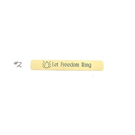 Longaberger Basket Tag #2 - Let Freedom Ring