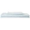 LinenMe 05374 Waffle Washed Linen Bath and Hand Towel Set,
