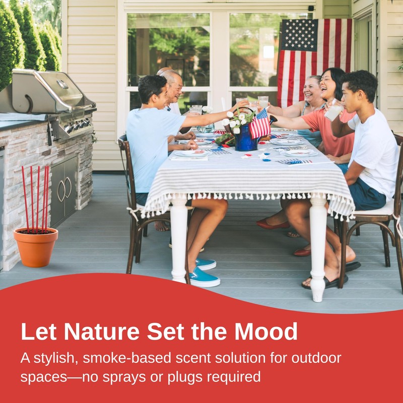 Skeeter Screen 61204R Mosquito Deterrent Incense Sticks – DEET-Free Essential