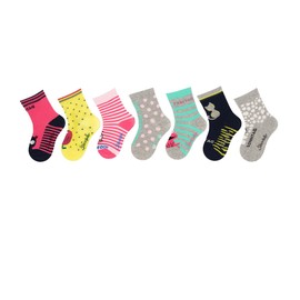 Sterntaler Girls Socks Box of 7 Hosiery, blackberry
