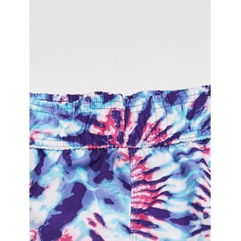 Kanu Surf Girls' Sandy UPF 50+ Quick Dry Beach Elastic Waist Boardshort, Camille Purple, 16