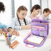 YARWO Zipper Binder Bag for Boys and Girls, 3 Ring