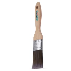 Axus Decor Silk Touch Paint Brush (Mink Series) for All Paints & Varnishes, Ceilings & Woodwork Edges, Smooth, Slightly Oval-Shaped Brush, Beech Wood Handles, Anti-Rust Stainless Steel - 1.5" / 38mm