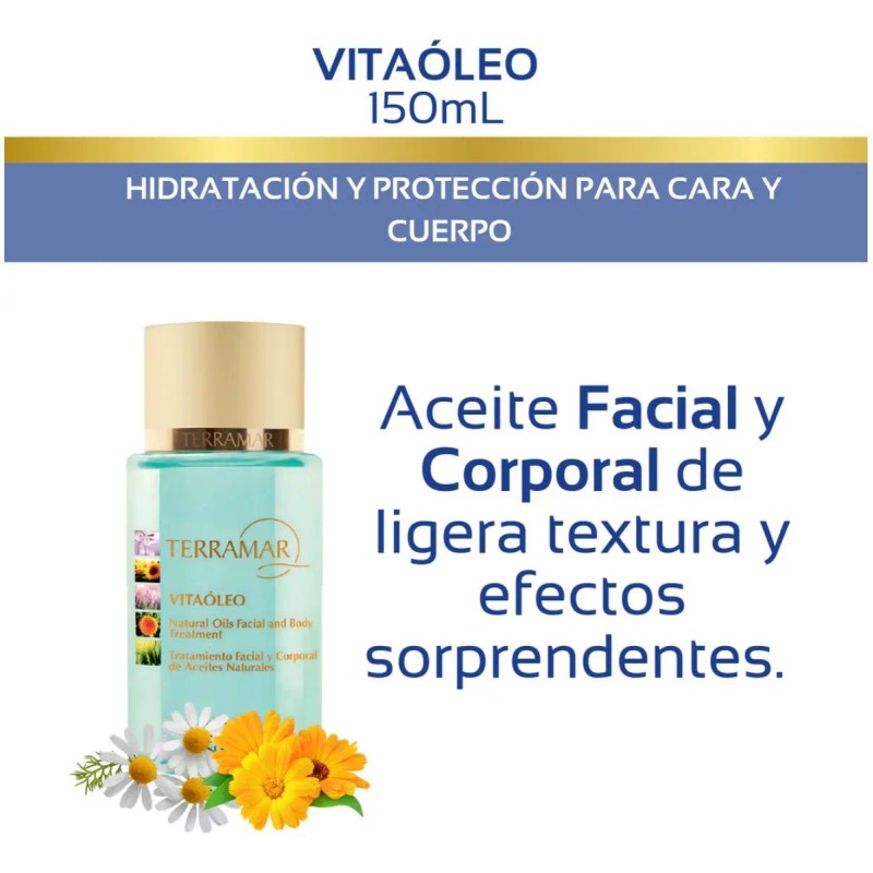 Vitaoleo Tratamiento Facial Y Corporal Terramar, 150 Ml
