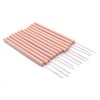 PACK OF 12 DISSECTING DISSECTION TEASING NEEDLE STRAIGHT WITH PLASTIC