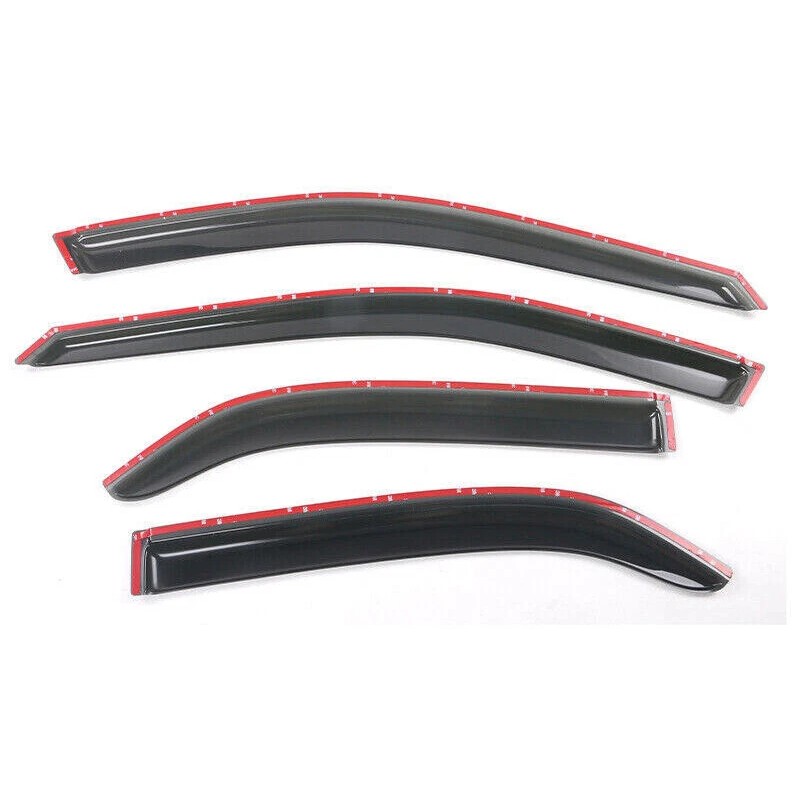 SDZ Front Rear Window Visor Set Sun Vent Rain Wind