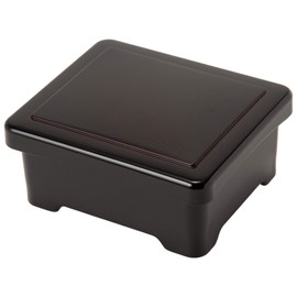 Set of 3 Rice, The Eel [A] Elephant Feet 千筋丼重溜内朱塗 1 Tier [16.8 x 14.3 x 7.8 cm] [Kagurazaka Inn 和食 Mincer Restaurant Commercial Dinnerware]