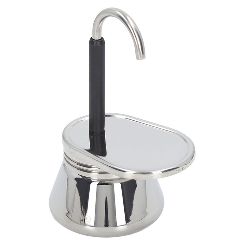 Single Spout Mocha Pot Stainless Steel Lightweight Italian Coffee Maker