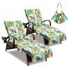 Lounge Chair Towel Cover Pack of 2, Chaise Lounge Cover