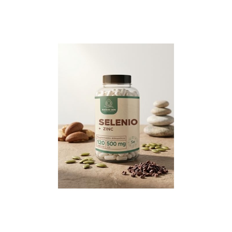 Selenio 100 mcg y Zinc 120 mg 120 Cápsulas Super