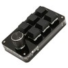 6 Key Mini Keypad with Knob USB DIY Programmable Keyboard