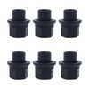 6 Pack Two-Piece 19mm Sleeve Wheel Lug Nuts Fit for